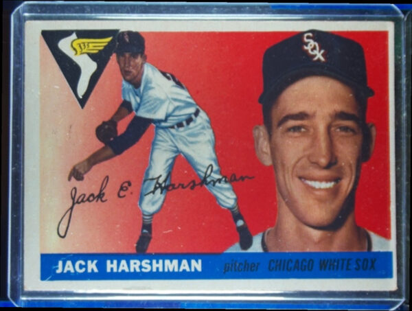1955 Topps Jack Harshman #104 Sox