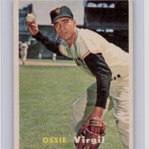 1957 Topps Ossie Virgil RC #365 Giants