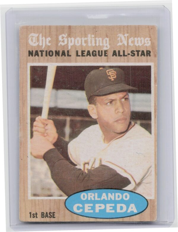 1962 Topps Orlando Cepeda #390 Giants