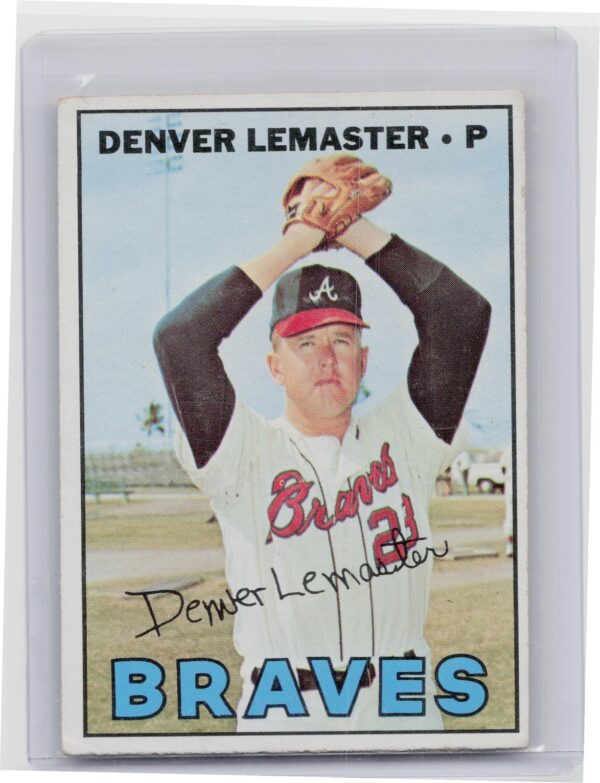 1967 Topps Denver Lemaster #288 Braves