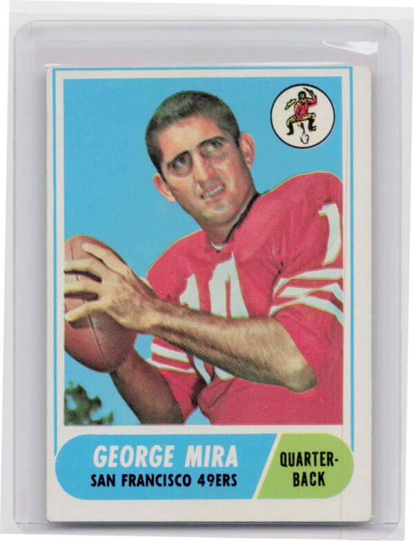 1968 Topps George Mira #9 49ers