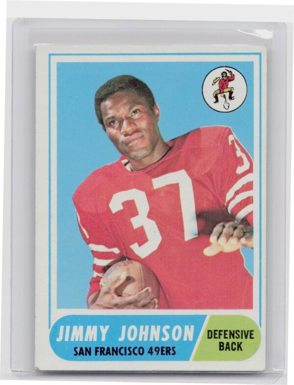 1968 Topps Jimmy Johnson #61 49ers