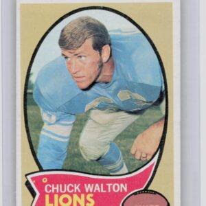 1970 Topps Chuck Walton RC #121 Lions