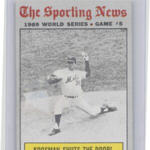 1970 Topps Koosman Shuts The Door! #309 Mets