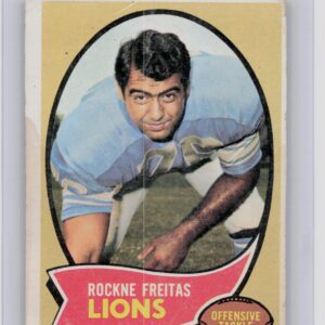 1970 Topps Rockne Freitas RC #96 Lions