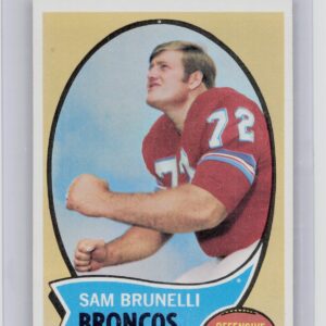 1970 Topps Sam Brunelli RC #67 Broncos