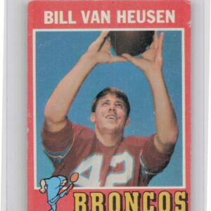 1971 Topps Bill Van Heusen RC #9 Broncos