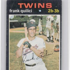 1971 Topps Frank Quilici #141 Twins