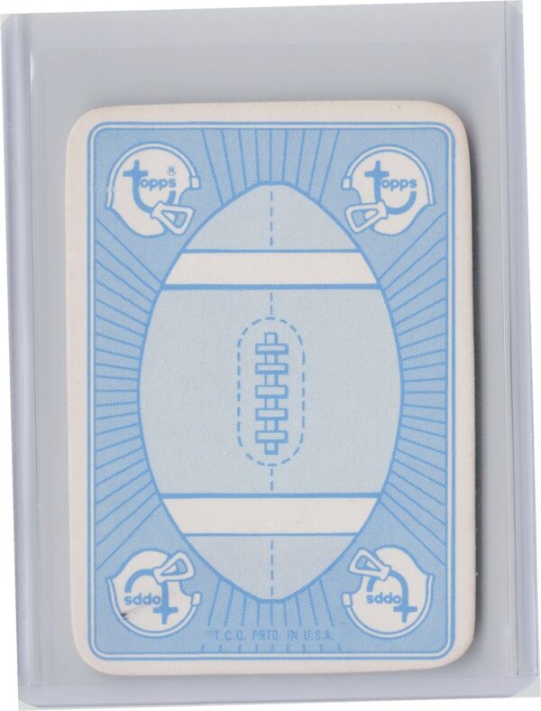 1971 Topps Gale Sayers #10 Bears Game Inserts - Image 3