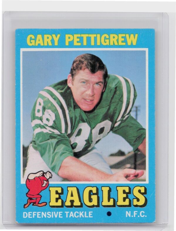 1971 Topps Gary Pettigrew RC #63 Eagles