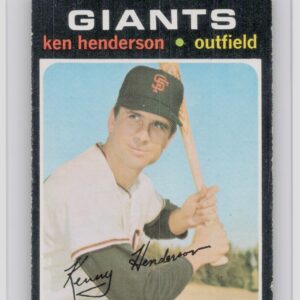 1971 Topps Ken Henderson #155 Giants