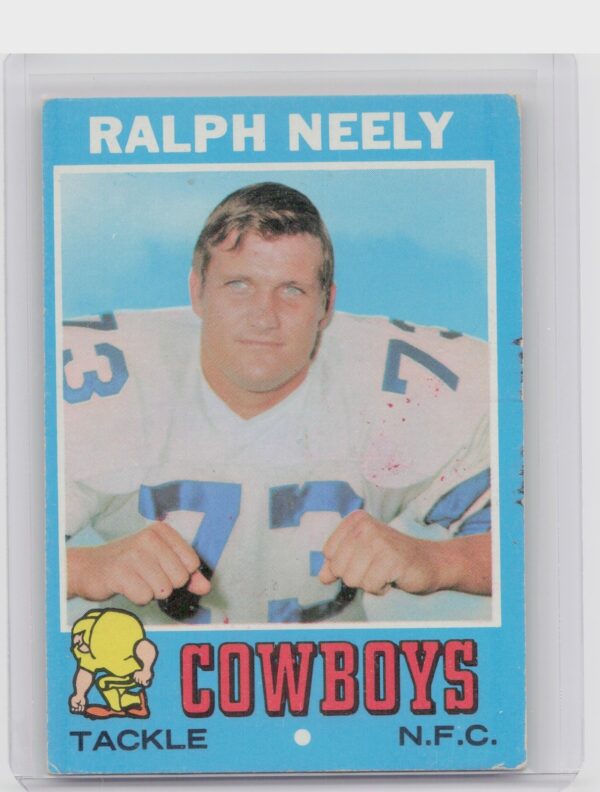 1971 Topps Ralph Neely #89 Cowboys