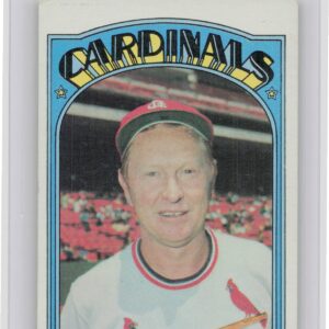 1972 Topps Red Schoendienst #67 Cardinals