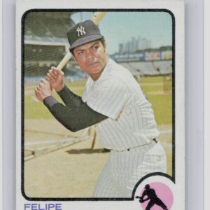 1973 Topps Felipe Alou #650 Yankees