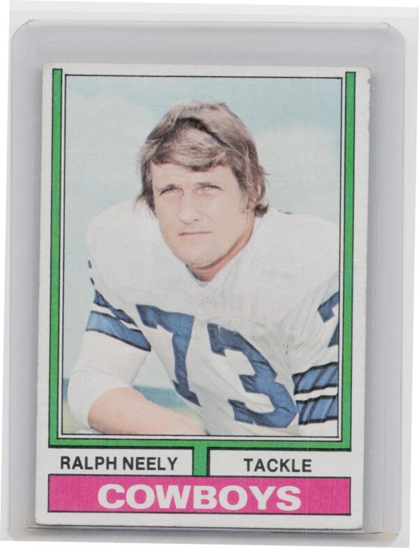 1974 Topps Ralph Neely #187 Cowboys