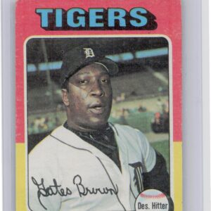 1975 Topps Gates Brown #371 Tigers