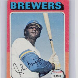 1975 Topps Johnny Briggs #123 Brewers