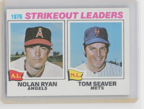 1977 Topps Nolan Ryan / Tom Seaver #6 Mets