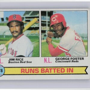 1979 Topps 1978 RBI Leaders (Jim Rice / George Foster) #3 Reds