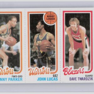1980-81 Topps Sonny Parker / John Lucas / Dave Twardzik #94 / 98 / 202 Blazers