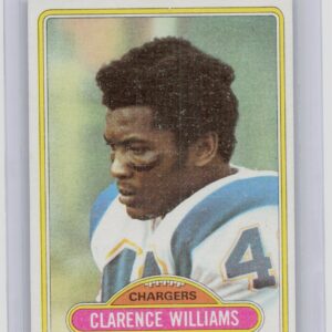 1980 Topps Clarence Williams RC #237 Chargers