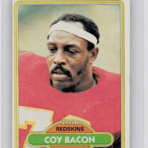 1980 Topps Coy Bacon #522 Redskins
