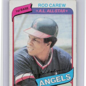 1980 Topps Rod Carew #700 Angels