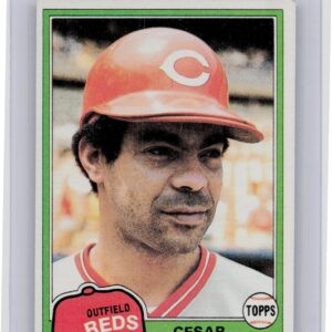1981 Topps Cesar Geronimo #390 Reds
