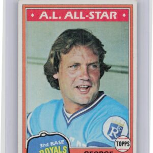 1981 Topps George Brett #700 Royals