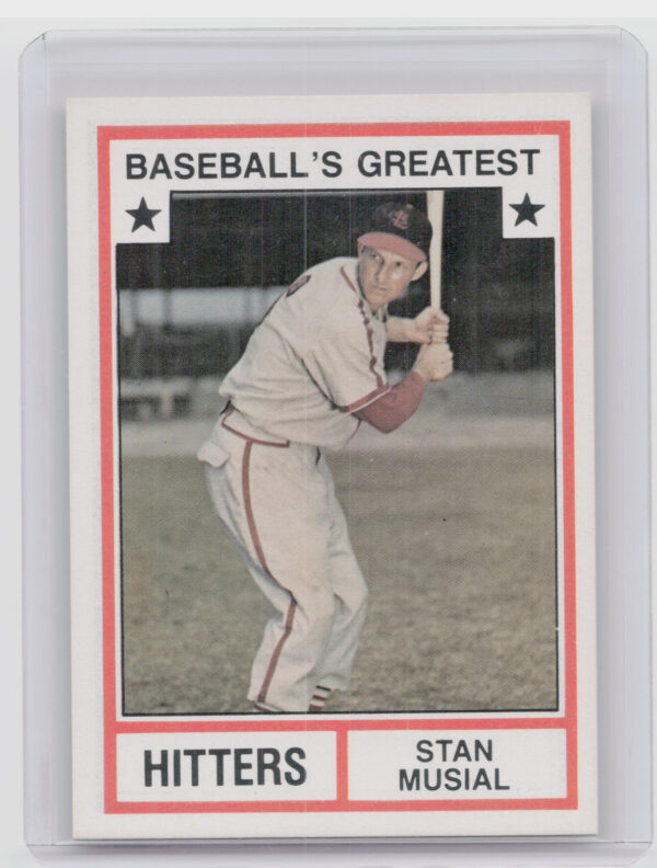 1982 TCMA Baseball's Greatest Hitters (White Back) Stan Musial #2 Cardinals