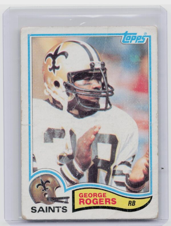 1982 Topps George Rogers RC #410 Saints