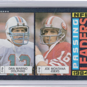 1985 Topps Dan Marino / Joe Montana #192 49ers