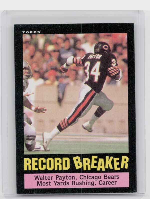 1985 Topps Walter Payton #6 Bears