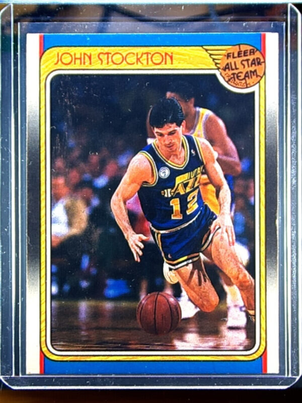 1988-89 Fleer John Stockton #127 Jazz