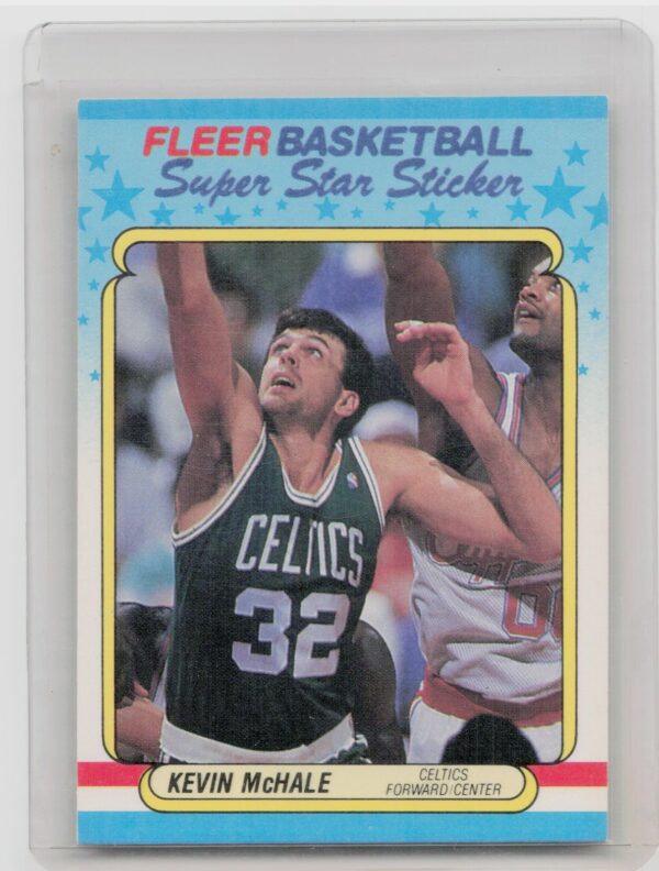1988-89 Fleer Kevin McHale #9 Celtics Super Star Sticker
