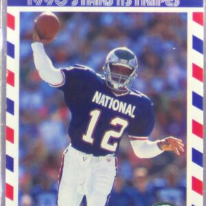 1990 Asher Candy Stars 'n Stripes Randall Cunningham #42 Eagles