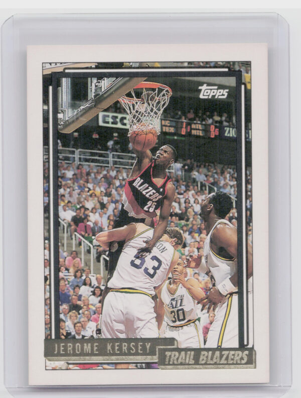 1992-93 Topps Jerome Kersey Gold #143 Blazers
