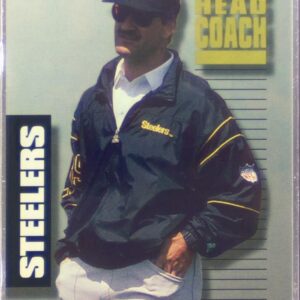 1992 SkyBox PrimeTime Bill Cowher Rookie Head Coach RC #014 Steelers