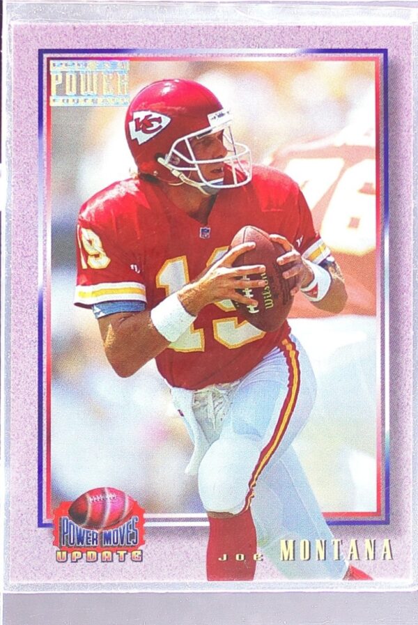 1993 Pro Set Power Update Joe Montana #PMUD10 Chiefs Power Moves