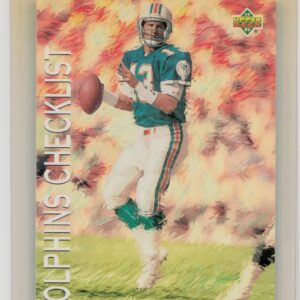 1993 Upper Deck Dolphins Checklist #74 Dolphins