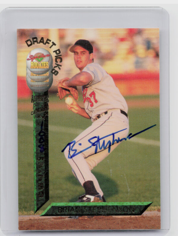 1994 Signature Rookies Draft Picks Brian Stephenson AU SN7750 #43 Cubs Signature