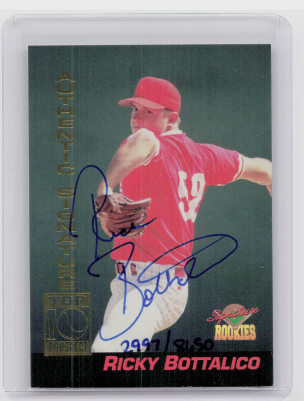 1994 Signature Rookies Ricky Bottalico AU SN8650 #3 Phillies Authentic Signature