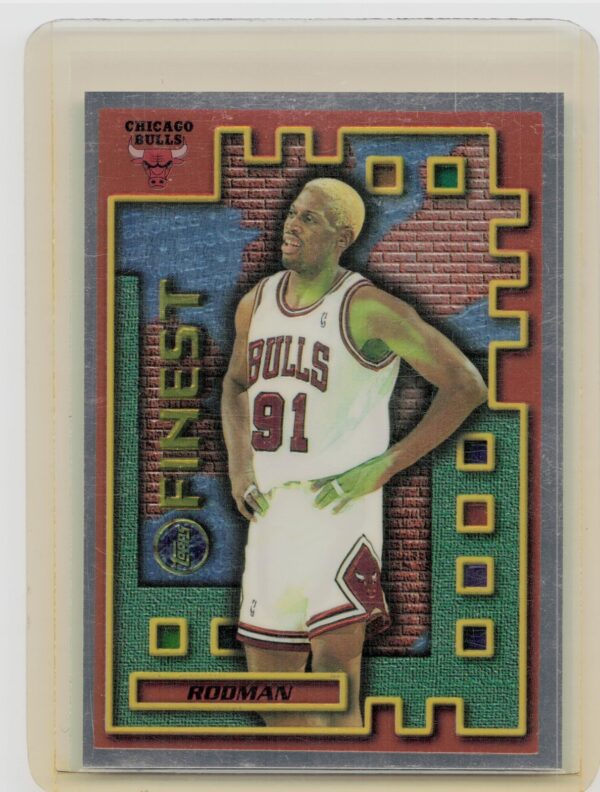 1995-96 Finest Dennis Rodman #M24 Bulls Mystery