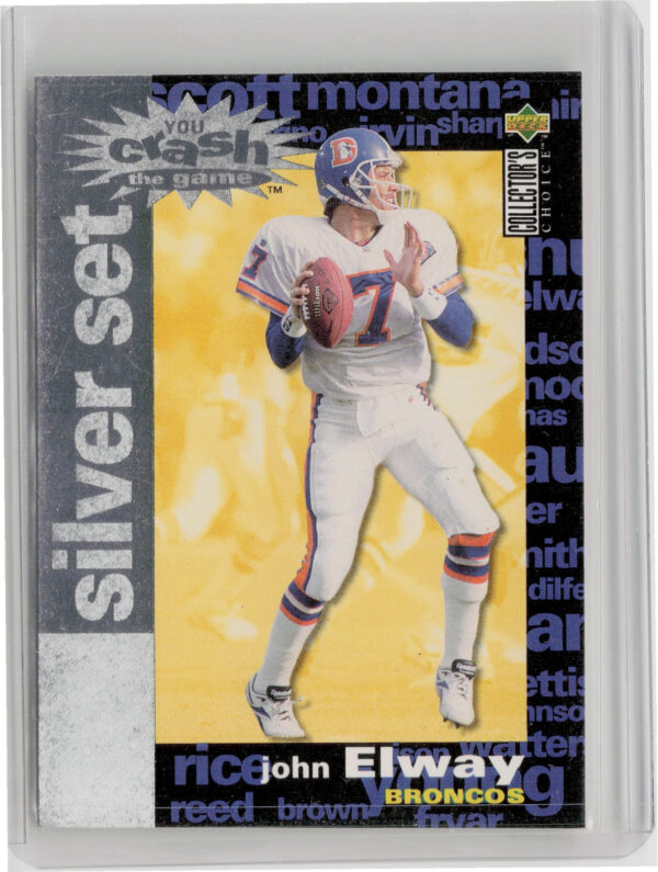 1995 Collector's Choice John Elway EXCH #C2 Broncos Silver