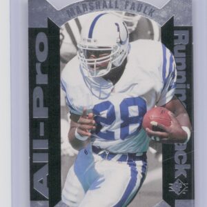 1995 SP Marshall Faulk #AP-1 Colts All Pros Die Cut