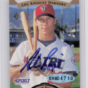 1995 SP Top Prospects Adam Riggs AU #NNO Spirit Autographs