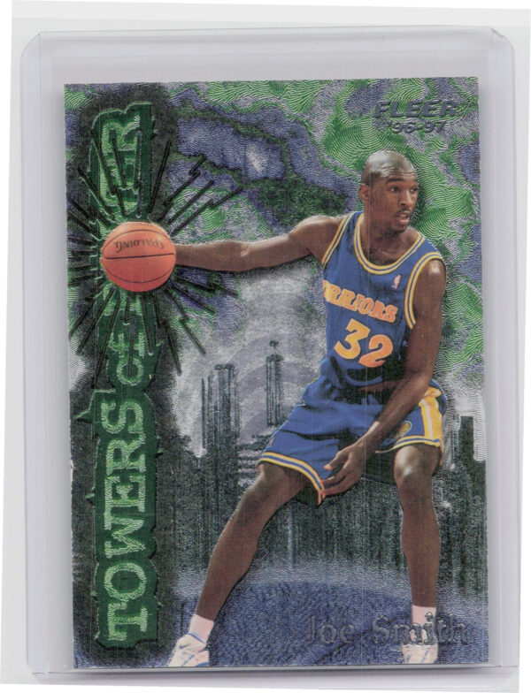 1996-97 Fleer Joe Smith #10 Warriors Towers of Power