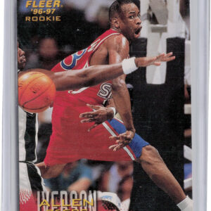 1996-97 Fleer Sprite Allen Iverson #28 76ers