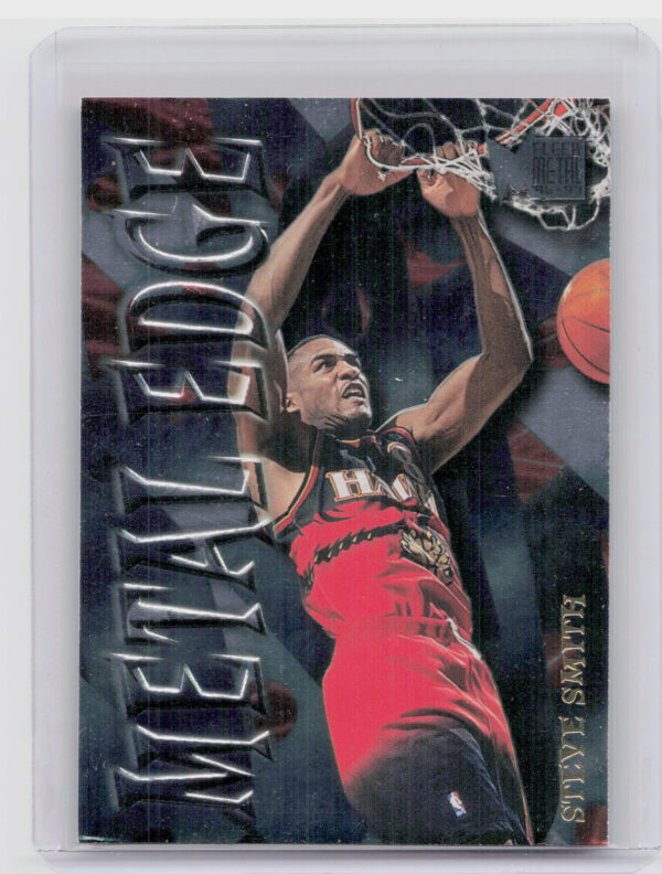 1996-97 Metal Steve Smith #6 Hawks Metal Edge