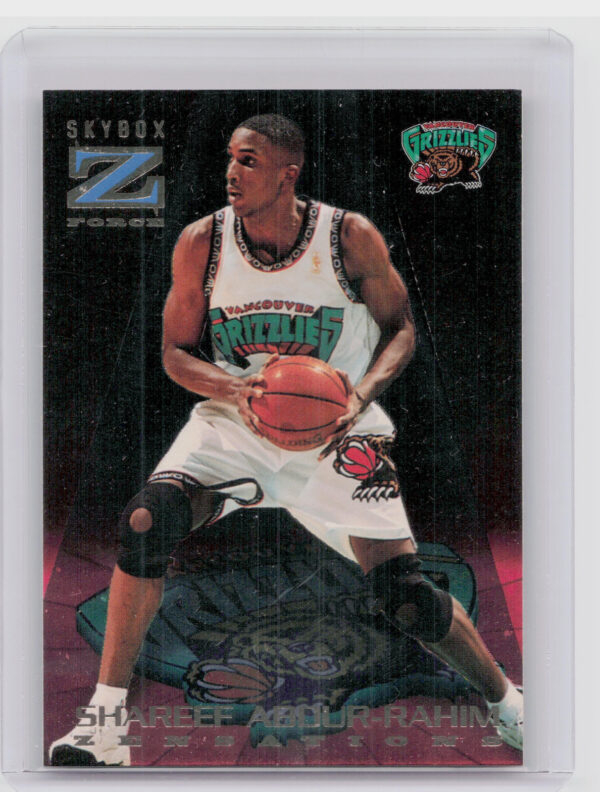1996-97 SkyBox Z-Force Shareef Abdur-Rahim #1 Grizzlies Zensations